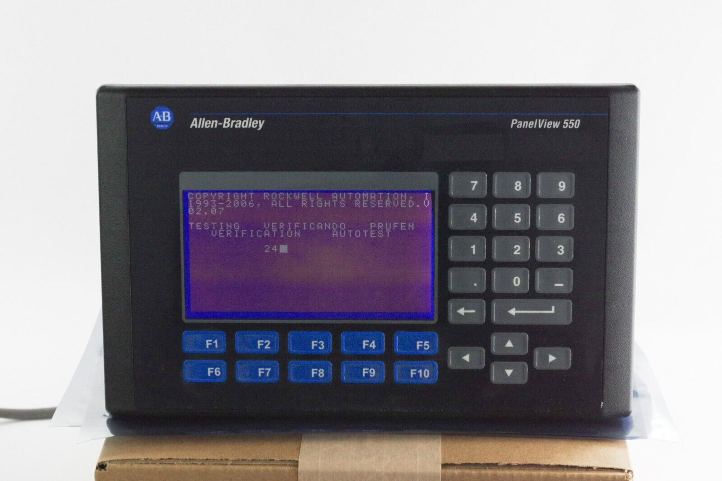 Allen Bradley 2711-B5A8X Ser H Rev D FRN 4.46 Panelview 550 - Refurbished
