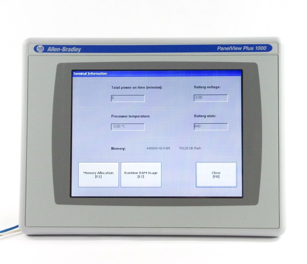 Allen Bradley 2711P-T10C4D8 PanelView Plus 6 2711P-RP8D Ser B +