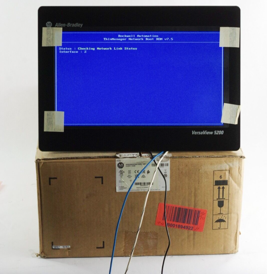 2021 Allen Bradley 6200T-15WA Ser A VersaView 5200 Panel Thin Client Screen