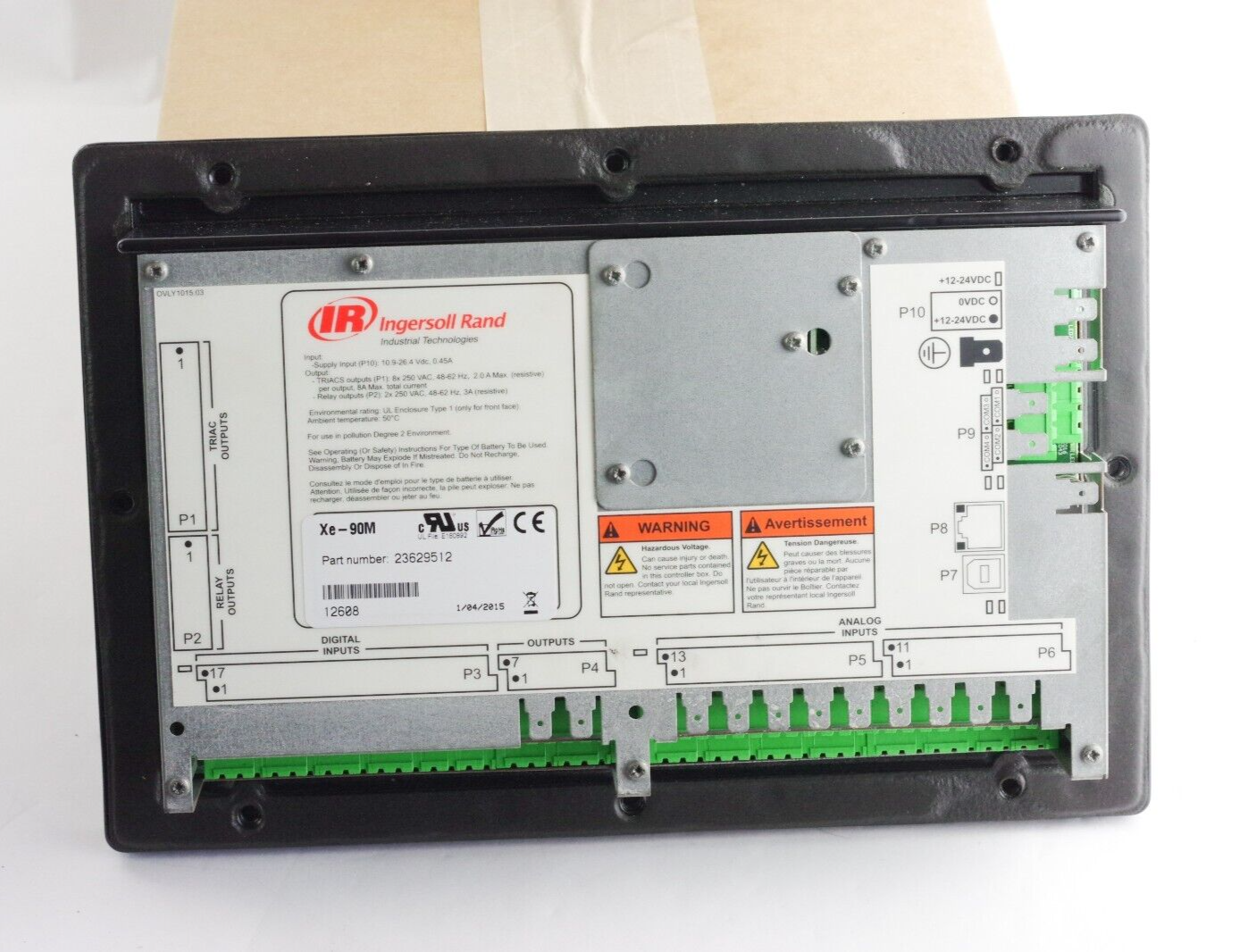 Ingersoll Rand Compressor 23629512 XE-90M Control Panel - Refurbished