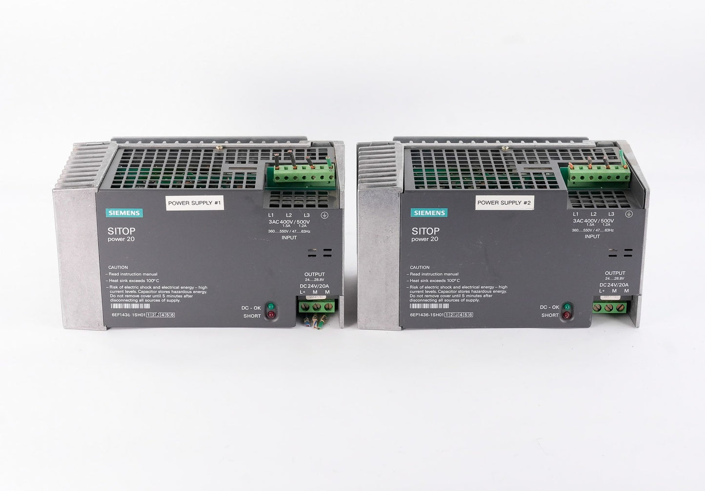 Siemens 6EP1436-1SH01 SITOP power20 Power Supply 400-500V 6EP14361SH01