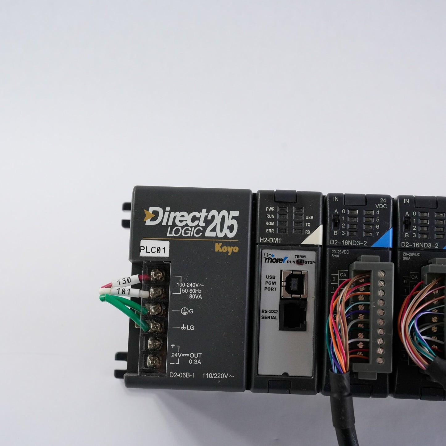 Host Automation H2-CTRIO2 I/O Module Direct Logic 205 H2-DM1 Cpu D2-06b-1 PLC
