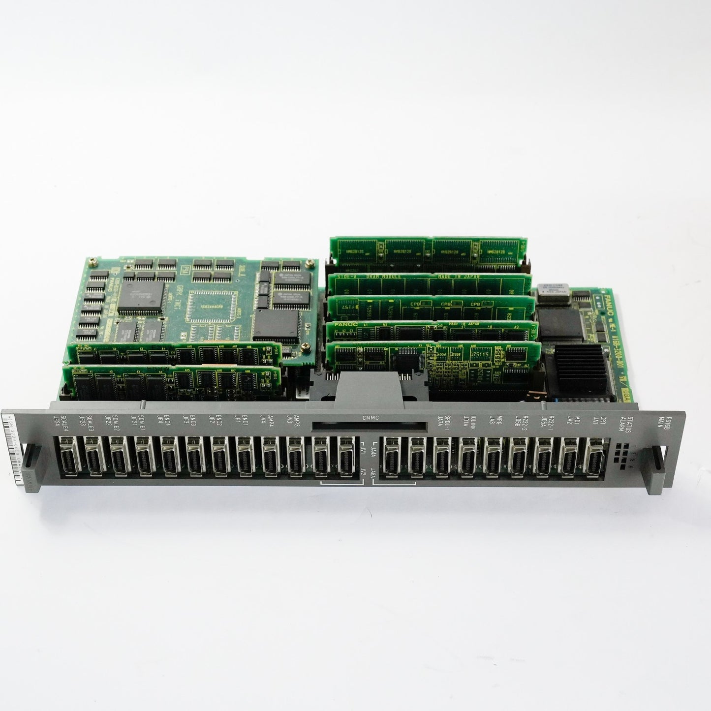 Fanuc A16B-3200-0010/08A 16B Main CPU PCB Board w/ Cards A16B32000010