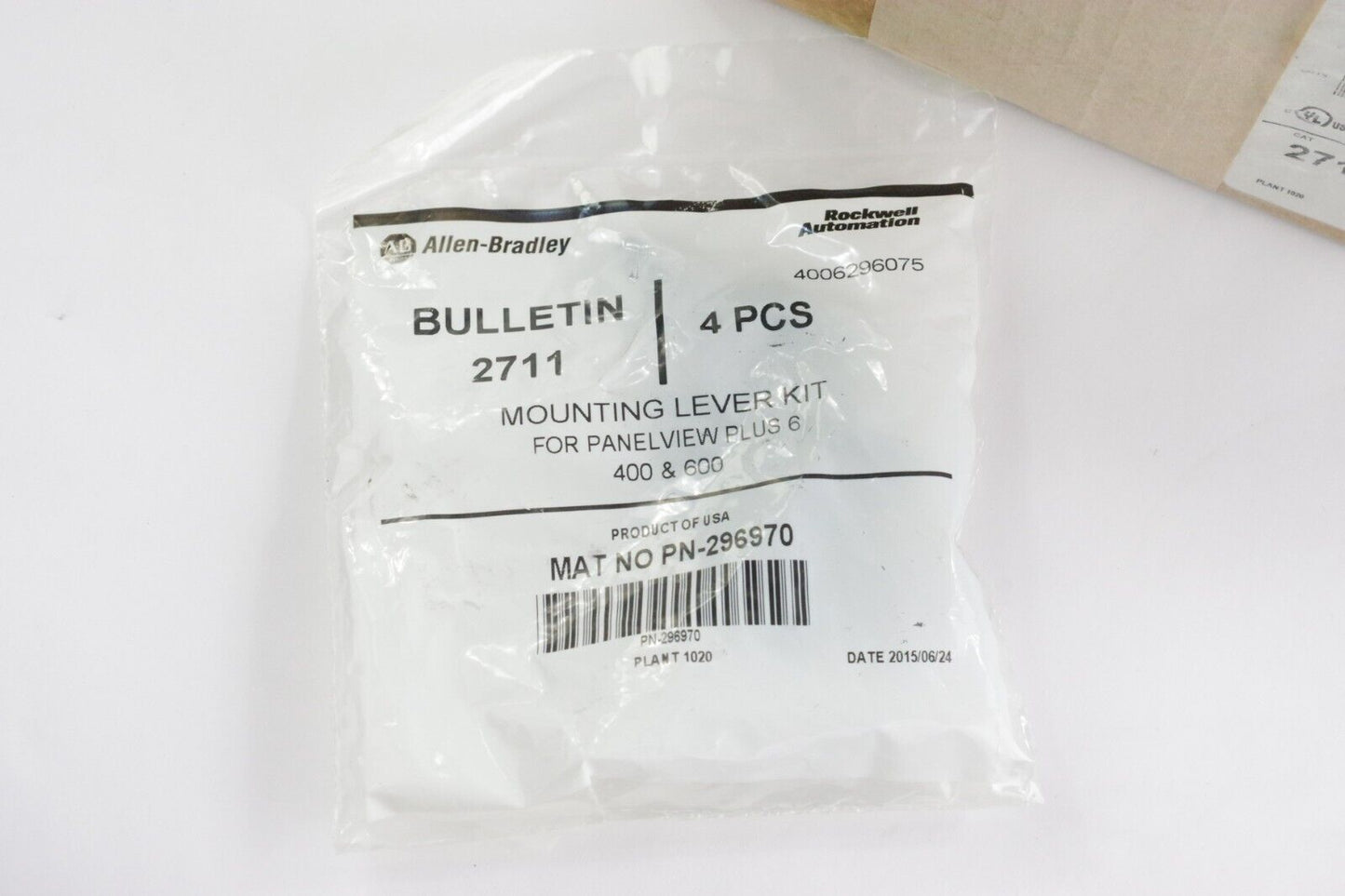 Allen Bradley 2711P-T6C20A8 Ser A Panelview Plus 600 Terminal - Open Box