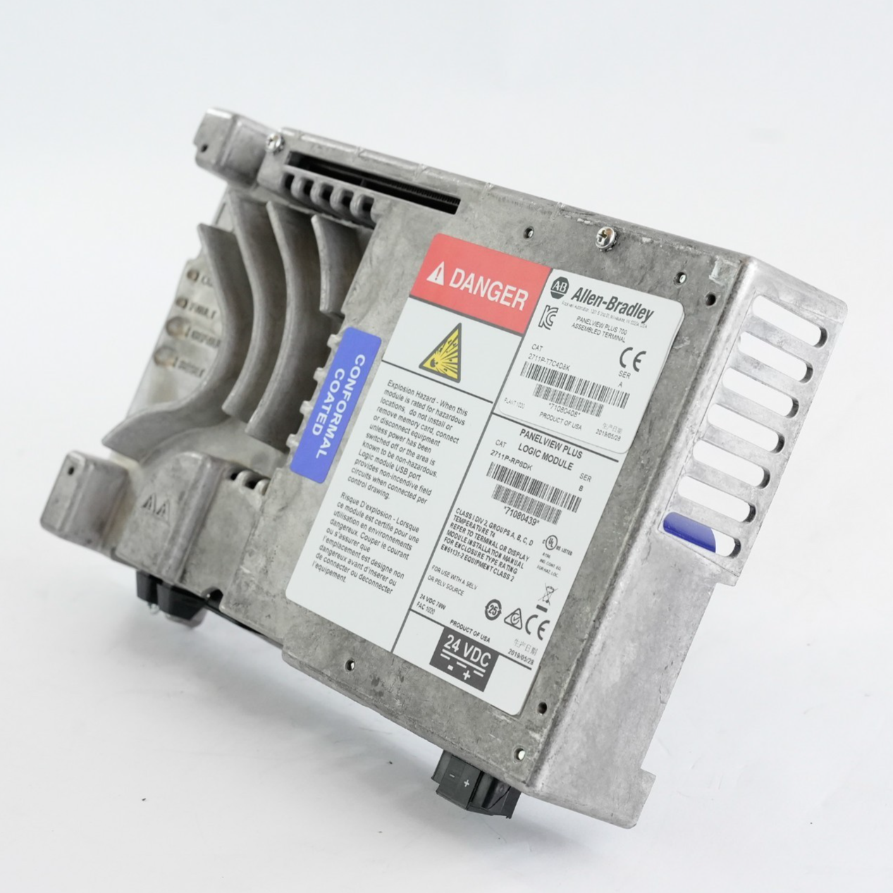Allen Bradley 2711P-RP8DK /B Panelview Plus Logic Module Conformal Coated