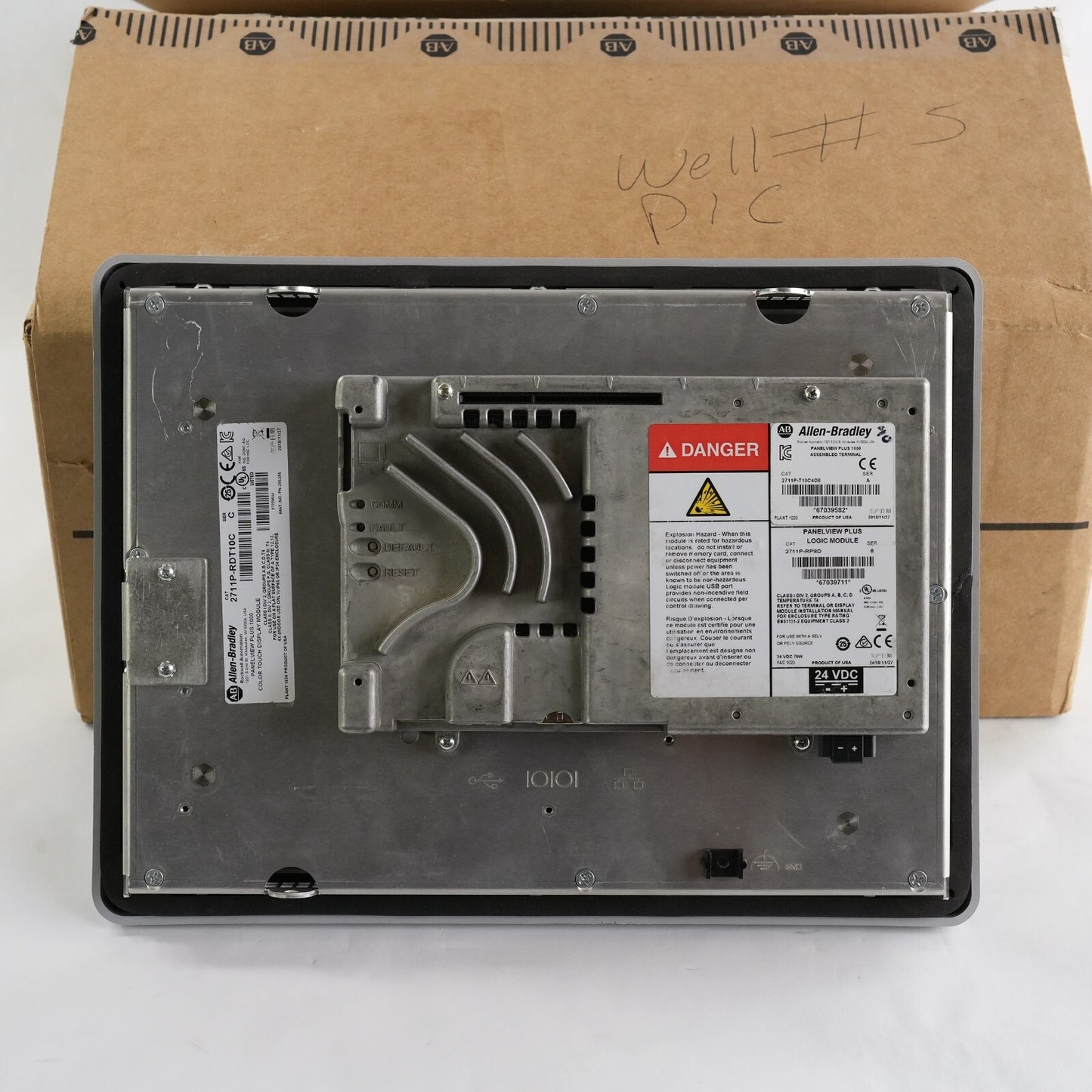 Allen Bradley 2711P-T10C4D8 /A PanelView Plus 1000 2711P-RP8D /B + 2711P-RDT10C