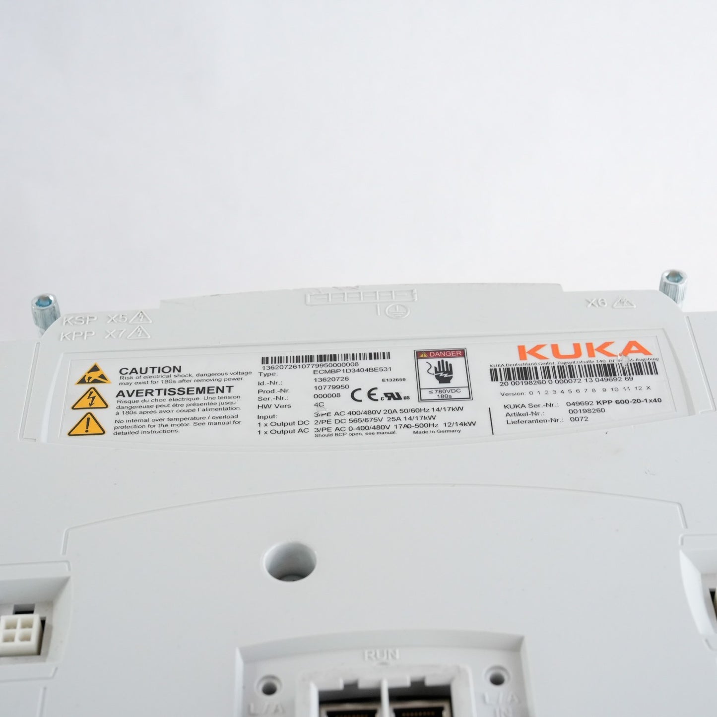 KUKA ECMBP1D3404BE531 / 049692 KPP 600-20-1x40 Power Pack Drive