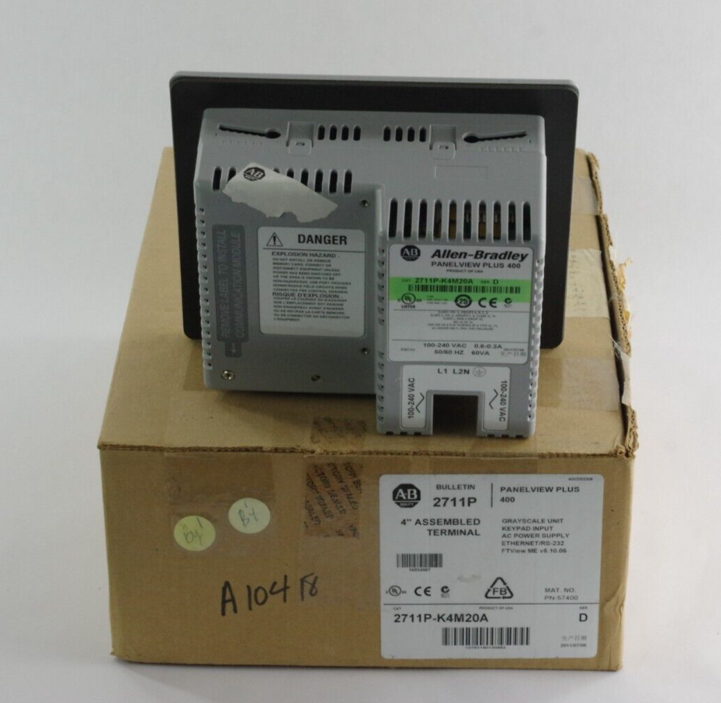 Allen Bradley 2711P-K4M20A Ser D Panelview Plus 400 - Open Box