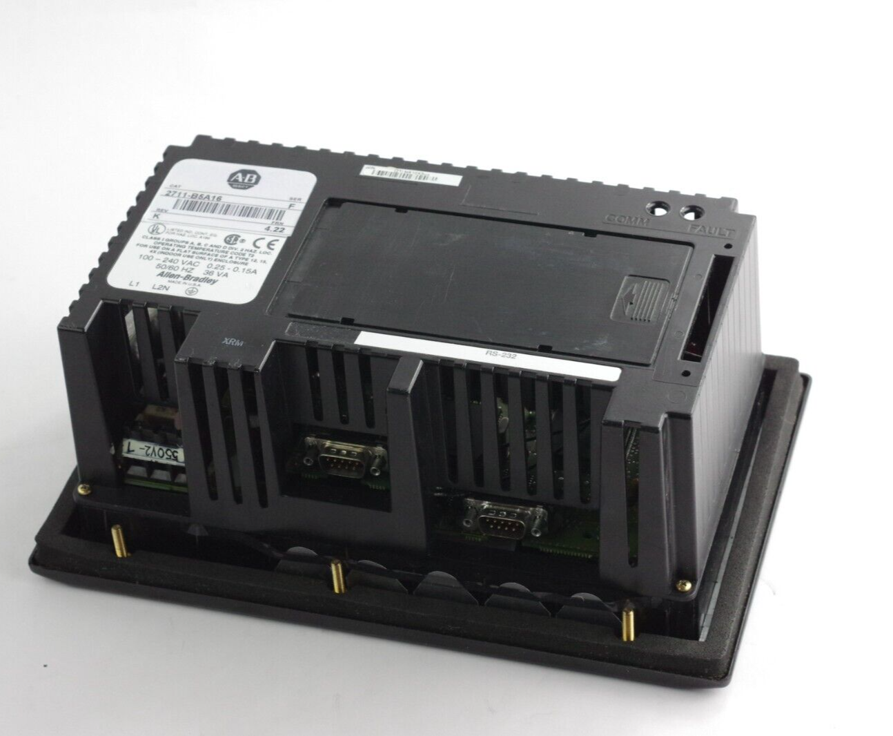 Allen Bradley 2711-B5A16 Ser F Rev K FRN 4.22 PanelView 550 Standard Terminal