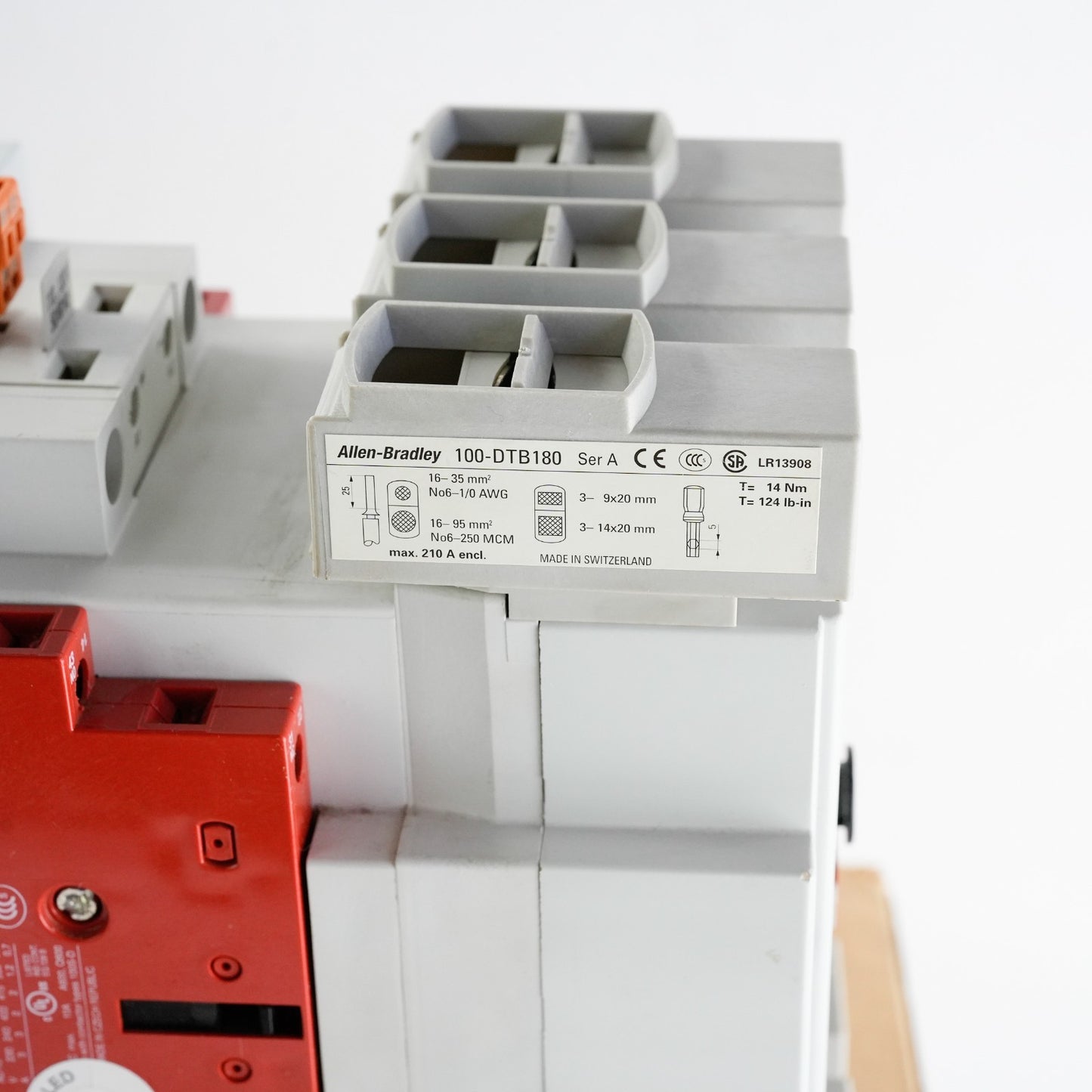 Allen Bradley 100-D180 /B 120V Coil Contactor 100S-D180ED22BC - Installed