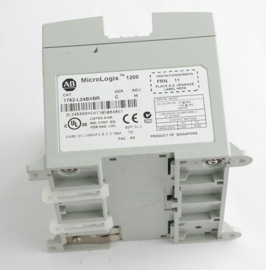 Allen Bradley 1762-L24BXBR Ser C Rev H FRN 11 MicroLogix 1200 Controller