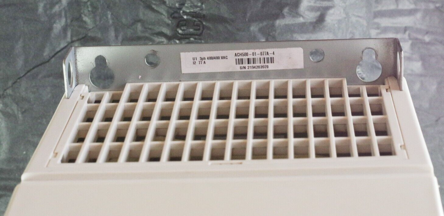 ABB ACH580-01-077A-4 HVAC Drive ACH580 Series 60HP, 480V, 77.0A - No Fan