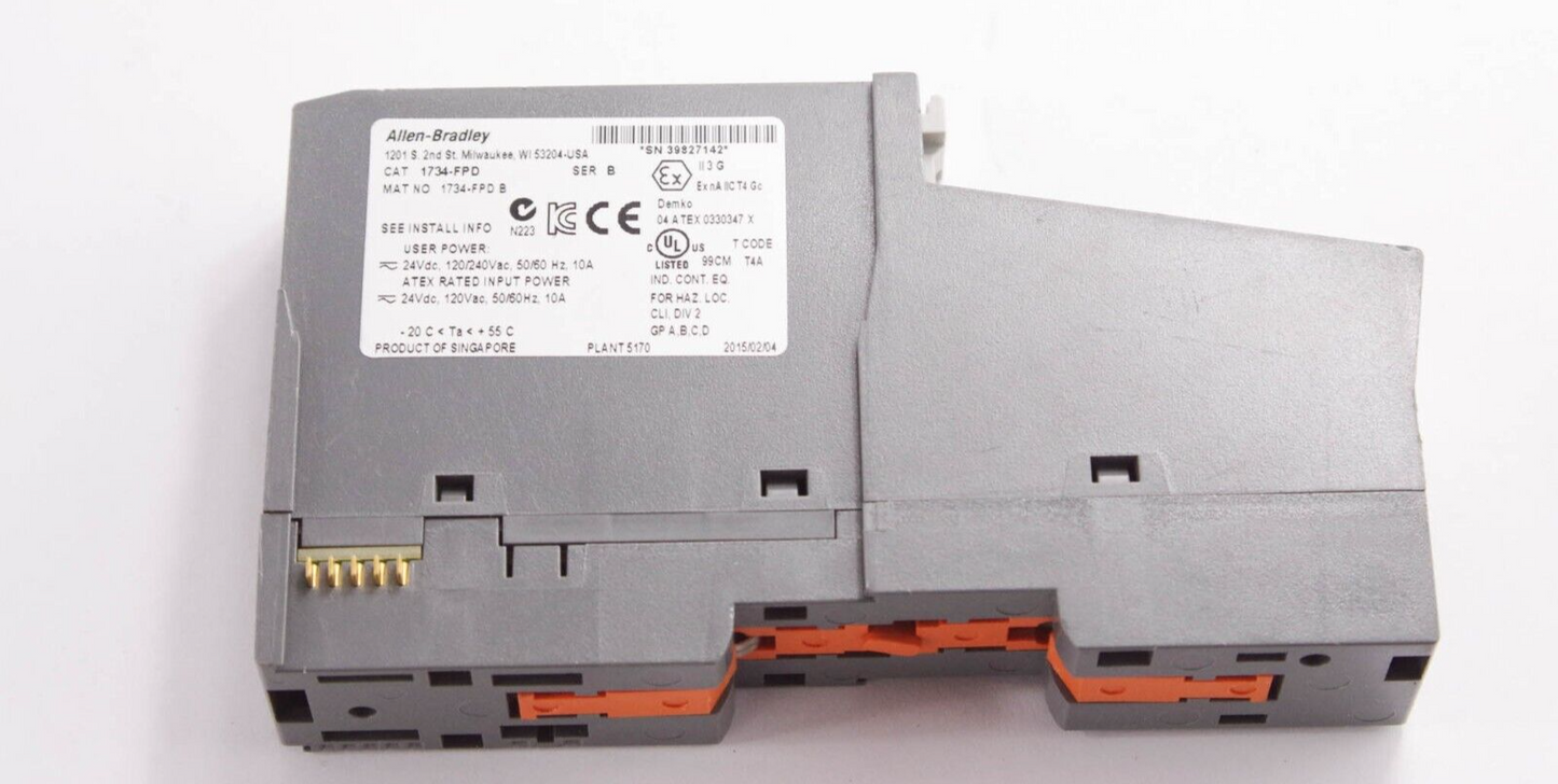 Allen Bradley 1734-FPD / 1734FPD Ser B Point I/O Field Potential Device