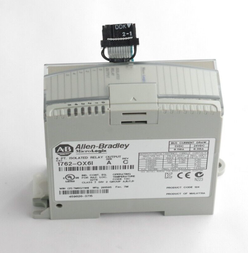 Allen Bradley 1762-OX6I Ser A Rev C Output Module - 1762-0X6I / 1762-OX61