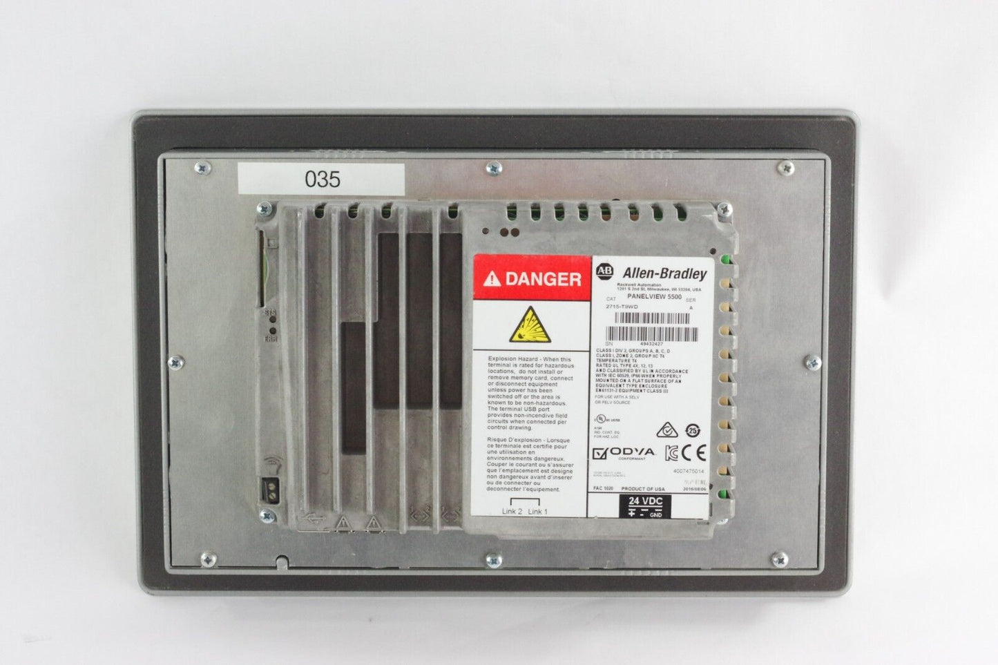 Allen Bradley 2715-T9WD Ser A PanelView 5500 9" Inch Color Touch Display