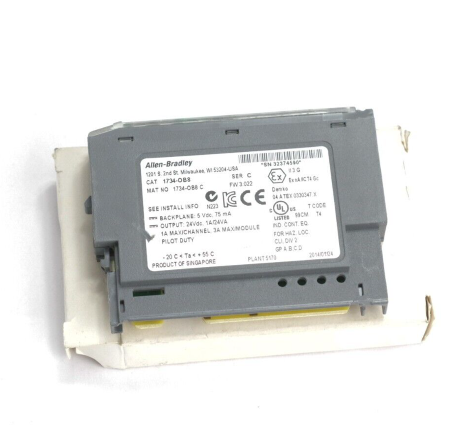 Allen Bradley 1734-OB8 Ser C Point I/O 8 Point Digital Output Module