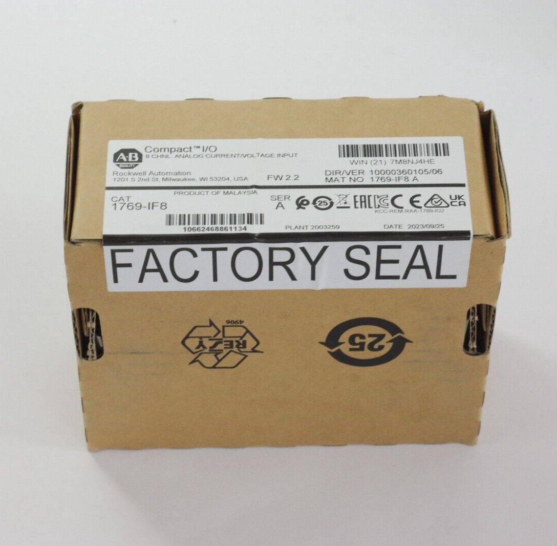 Allen Bradley 1769-IF8 /A CompactLogix 8 Pt Analog Input Module - Sealed Surplus