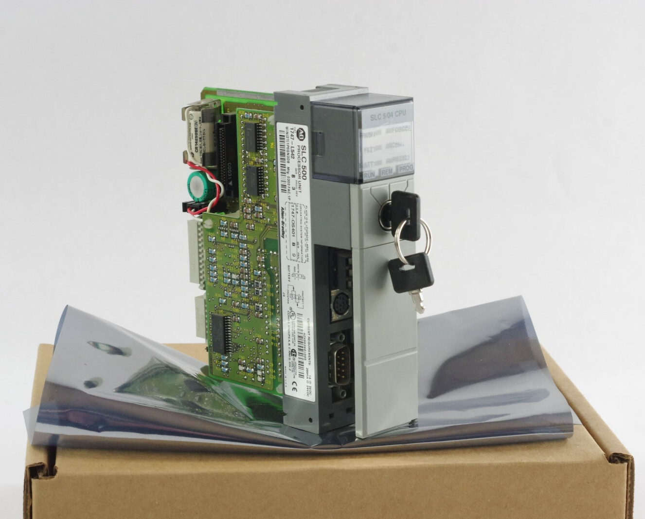 Allen Bradley 1747-L542 /B SLC 500 Processor Control Module w/ OS401/B FRN 9