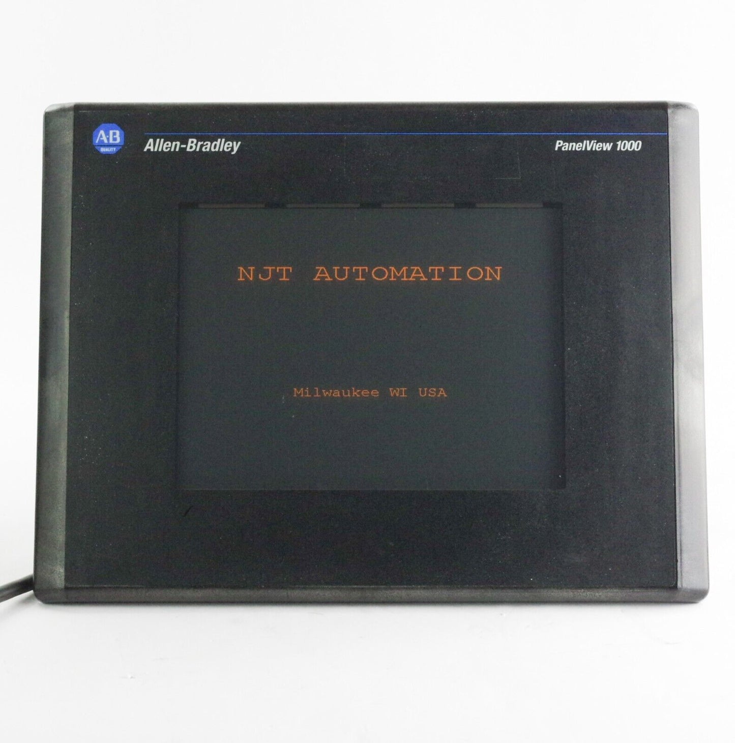 Allen Bradley 2711-T10G3 Ser D FRN 4.46 PanelView 1000 Terminal DH-485/RS-232