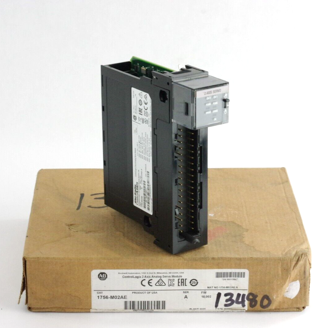 Allen Bradley 1756-M02AE Ser A FW 18.002 Analog Motion Module - Open Box
