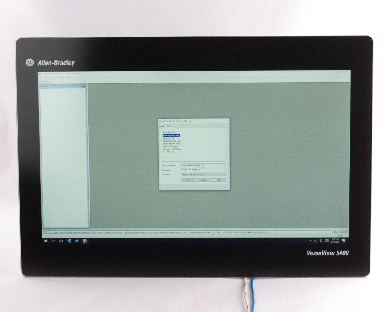 Allen Bradley 6200P-22WS3C1 /A VersaView 5400 21.5" Windows 10 22WS3B1 / 22WS3A1