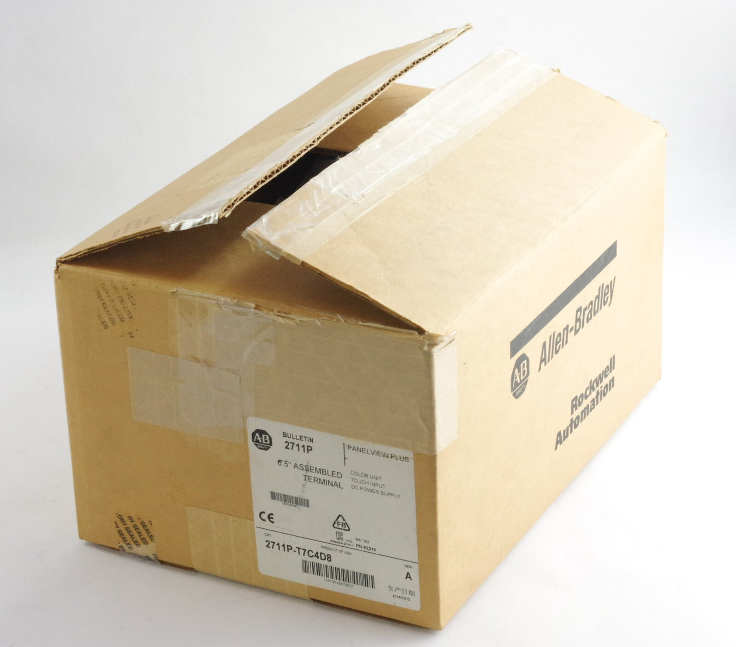 Allen Bradley 2711P-T7C4D8 /A + RP8D /A Logic PanelView Plus 700 Touch Open Box