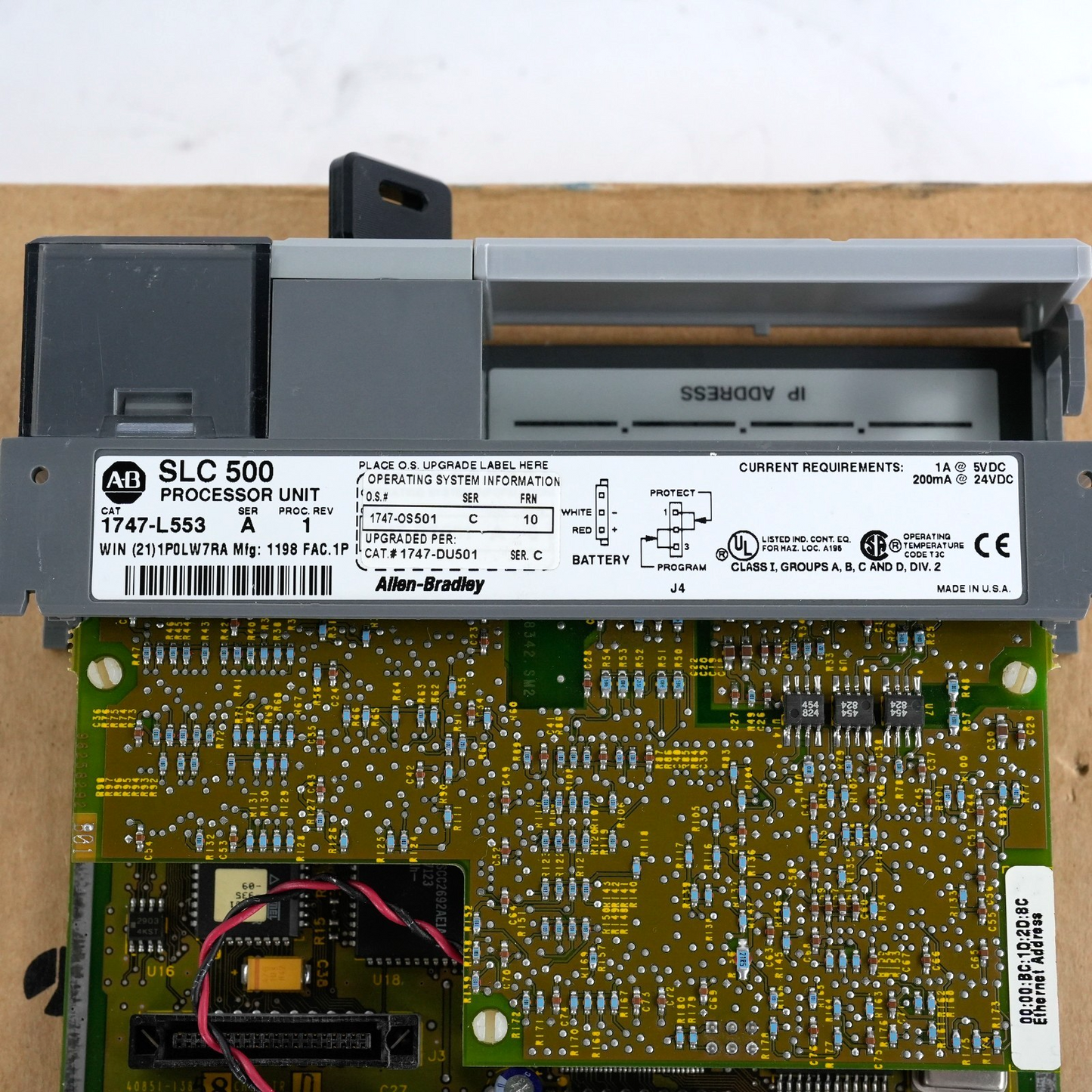 Allen Bradley 1747-L553 /A Proc. Rev 1 SLC 500 Processor Unit - Refurbished