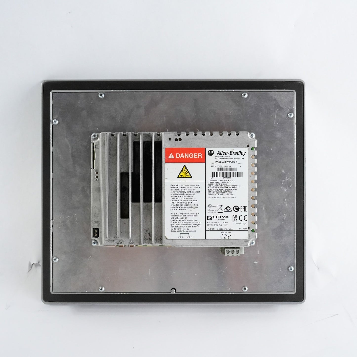 Allen Bradley 2711P-T10C22A9P-B /A Panelview Plus 7 Terminal Series A 2021