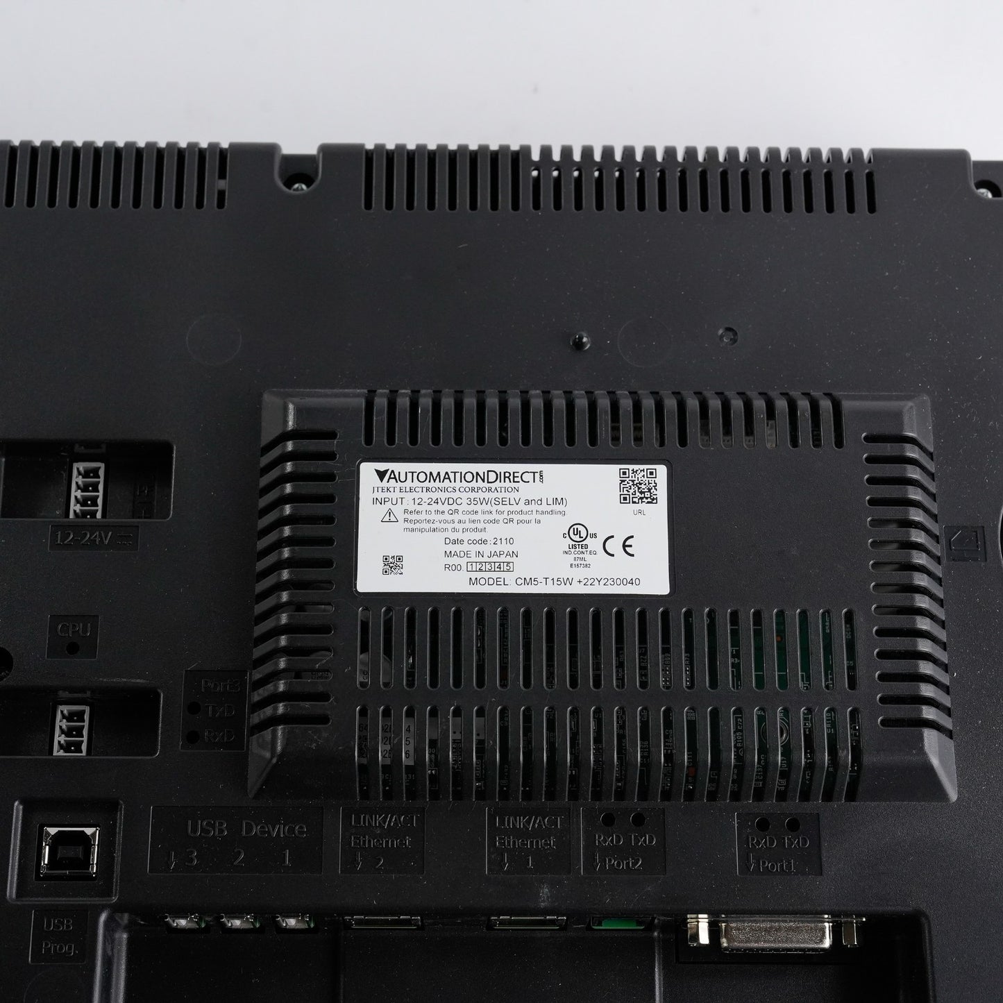 Automation Direct CM5-T15W Terminal CM5T15W 12-24VDC 35W - For Parts