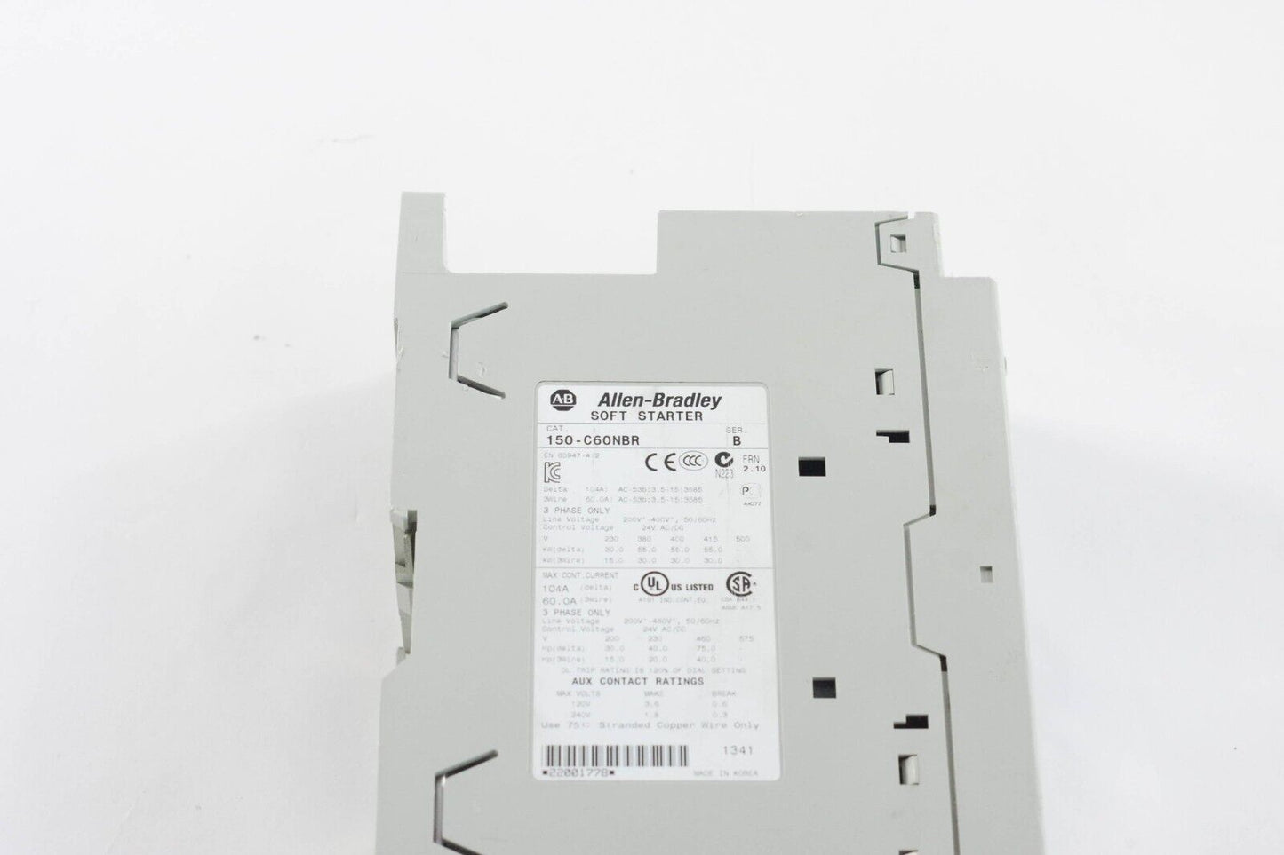 Allen-Bradley 150-C60NBR SER B SMC Smart Motor Controller