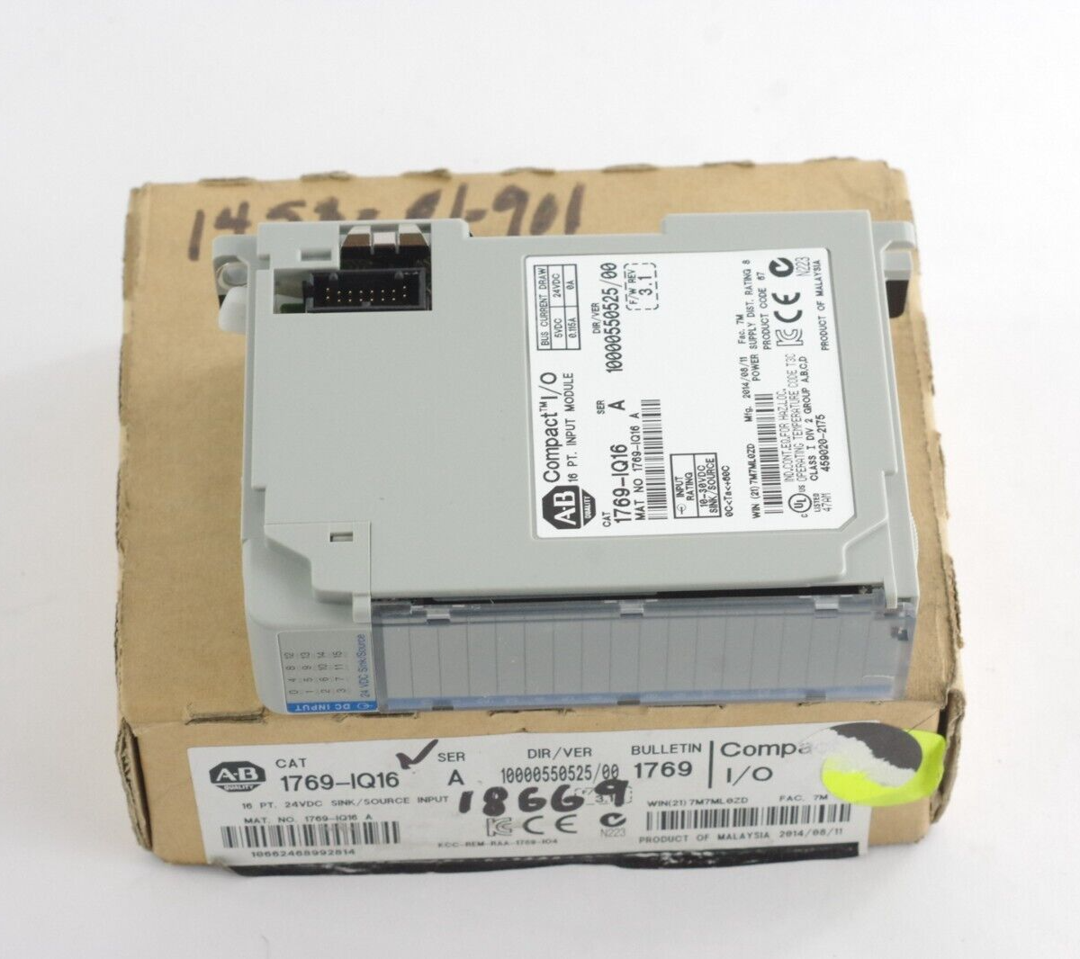 Allen Bradley 1769-IQ16 Ser A Digital I/O Input Module 16-Pt - Open Box