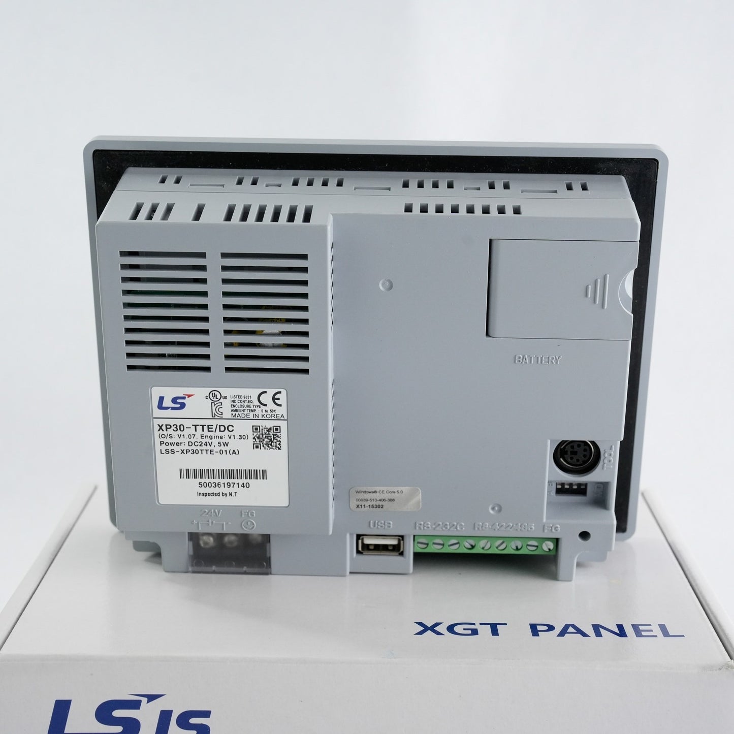 LS Electric XP30-TTE/DC Operator Interface Panel 24VDC LSS-XP30TTE-01 - Open Box