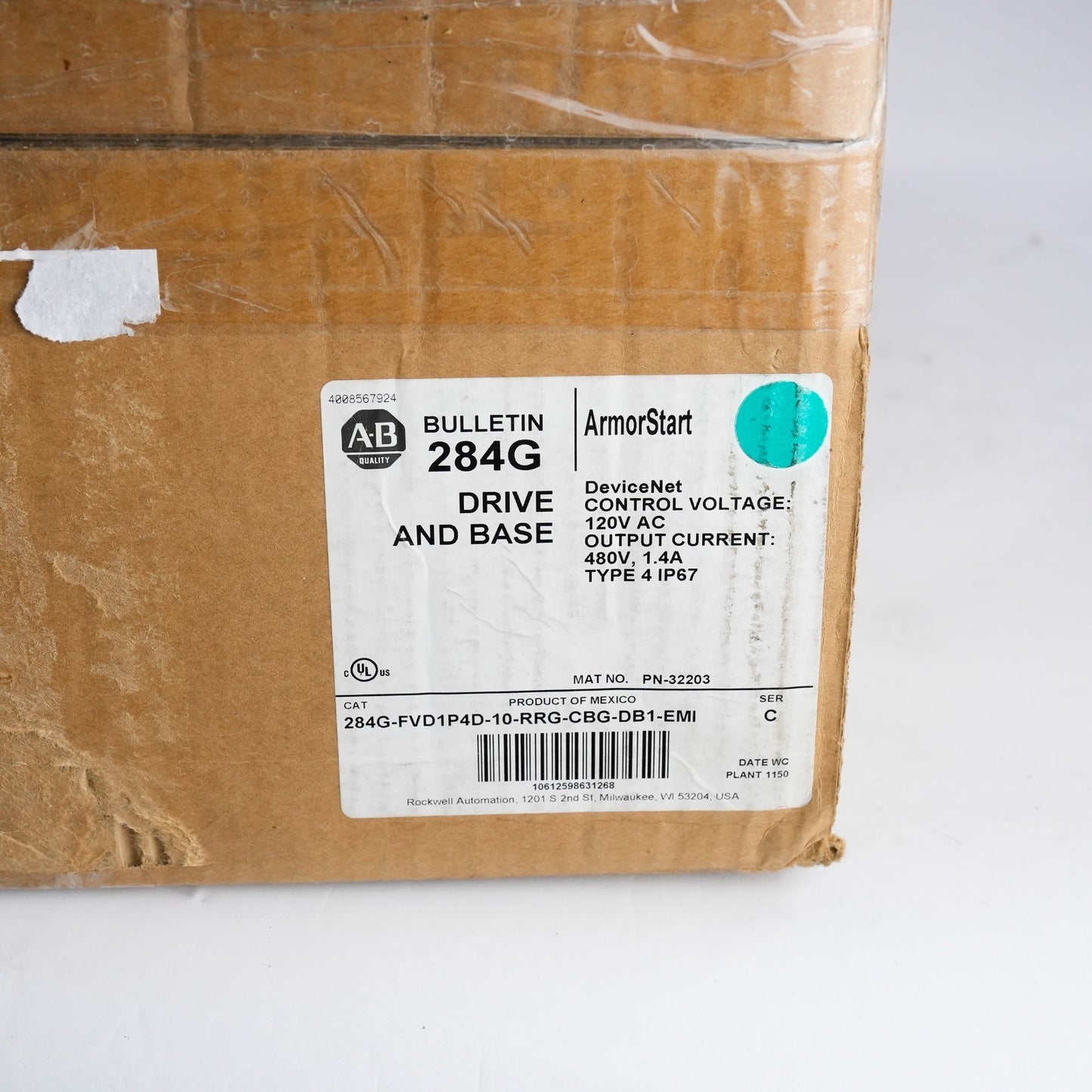 Allen Bradley 284G-FVD1P4D-10-RRG-CBG-DB1-EMI /C Module + 280G-FN-10-RG Open Box