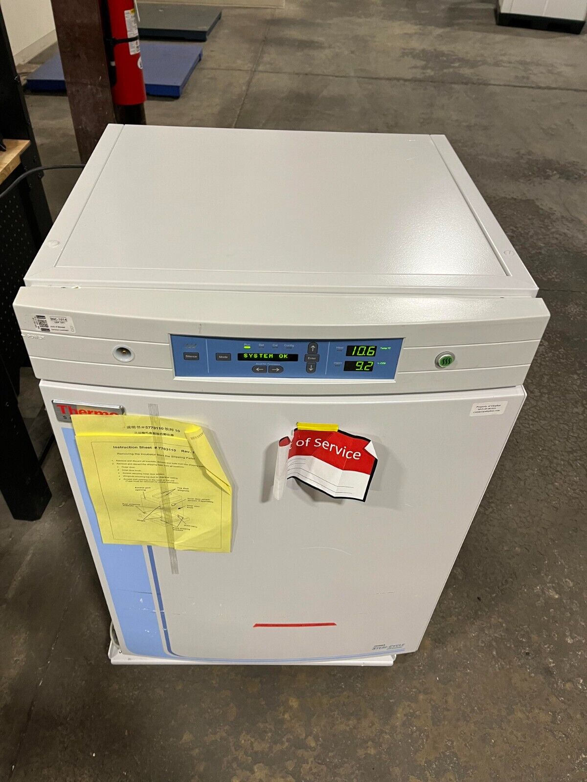Thermo Scientific 371 Steri-Cycle CO2 Incubator Forma 371GP - Self Test Passed