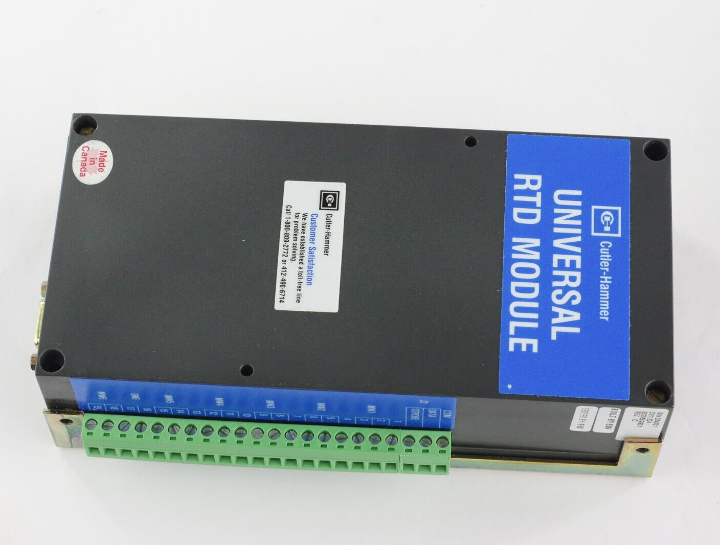Cutler Hammer 2D78559G01 Universal RTD Module 2D78559G01 Rev. 10 - No Box