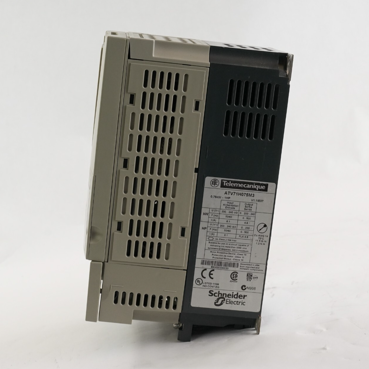 Schneider Electric ATV71H075M3 Variable Speed Drive Telemecanique Altivar 71