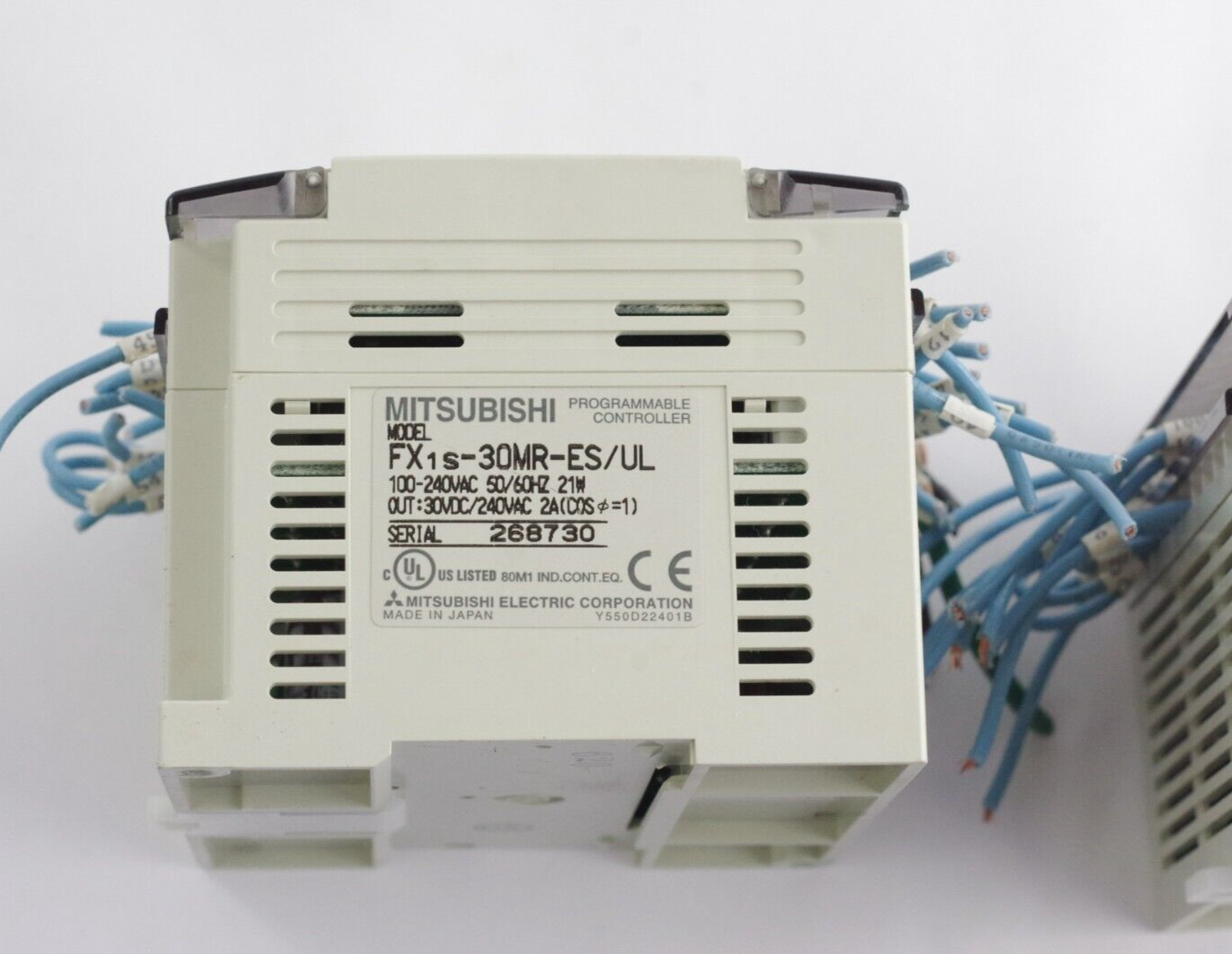 Mitsubishi FX1S-30MR-ES/UL Programmable Controller 24VDC 16 Inputs / 14 Outputs