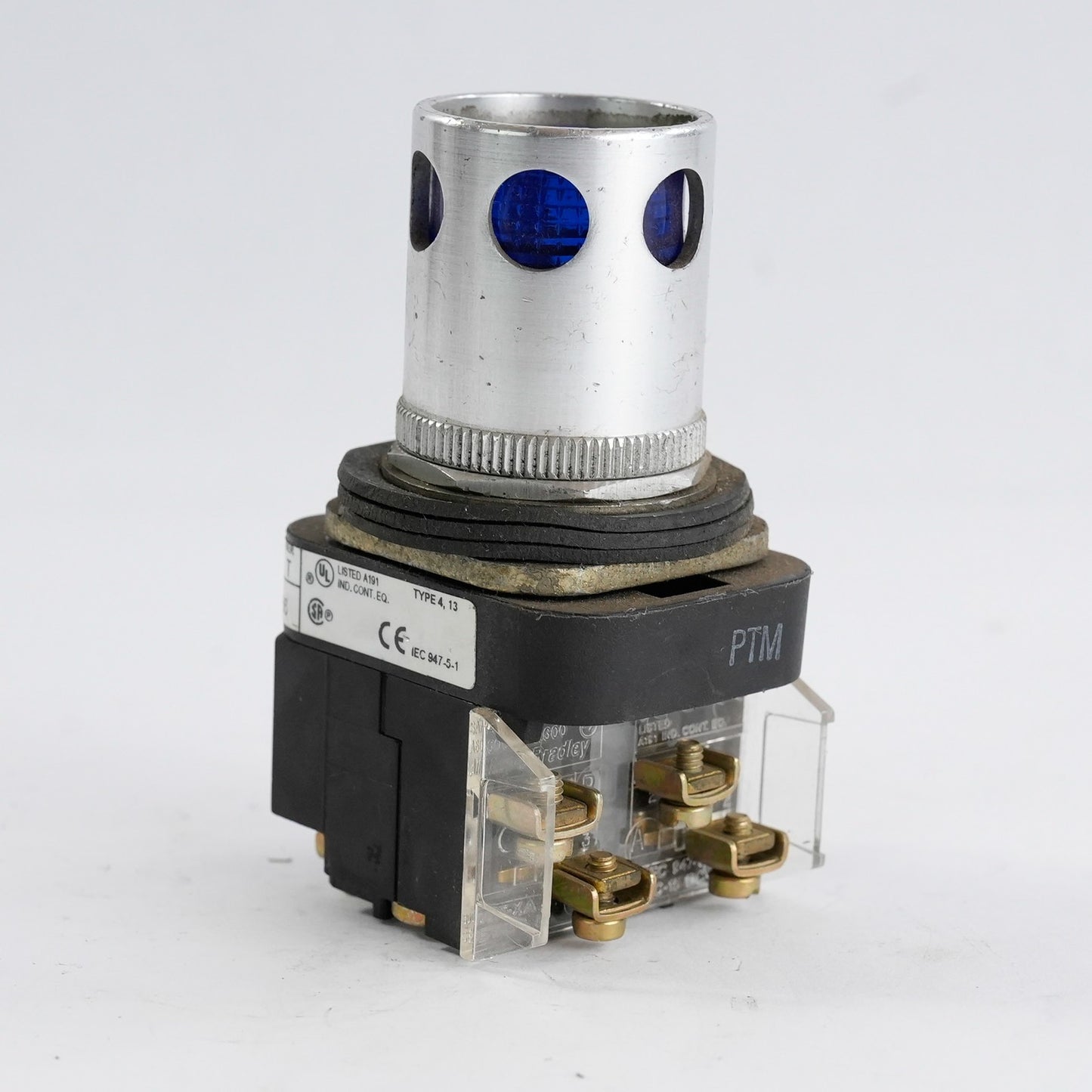 Allen Bradley 800T-PA16 /T Push Button Blue 120VAC 50/60Hz 800TPA16