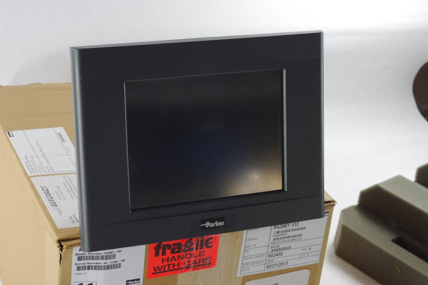 2013 PARKER PA208T-133 Rev B Touch HMI CTC Dislpay / KA-84212-01 - Open Box