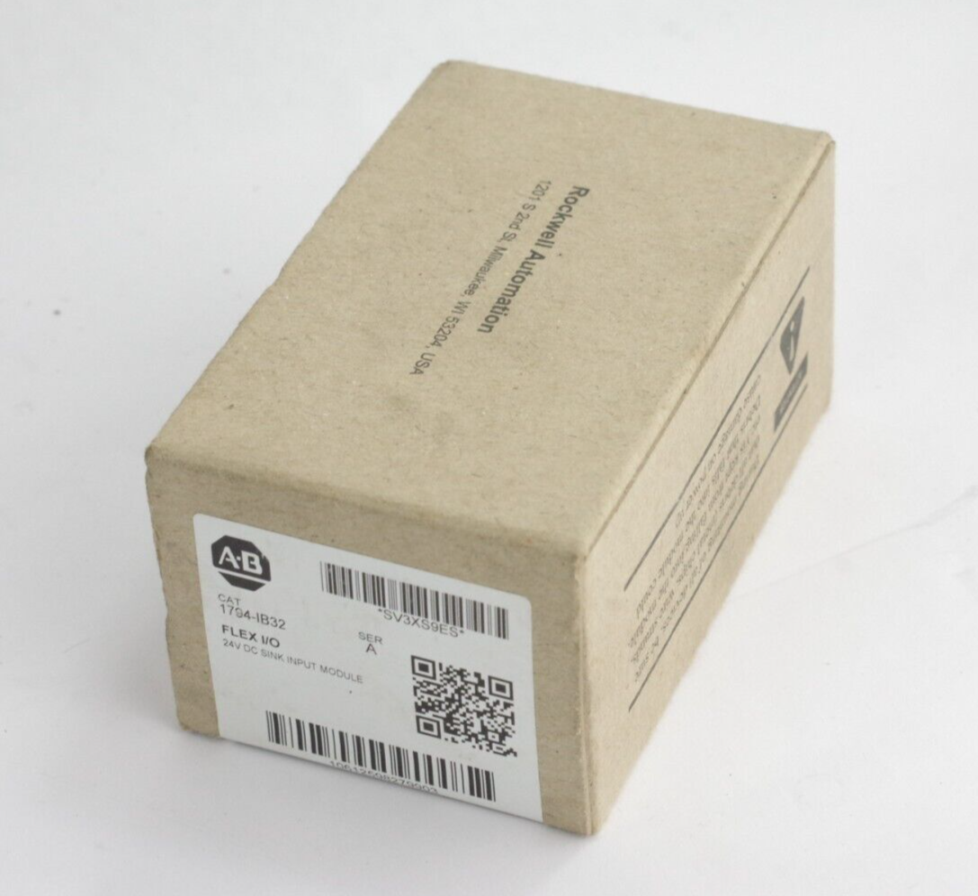 Allen Bradley 1794-IB32 Ser A Flex I/O 24V DC Input Module Sealed Surplus '23