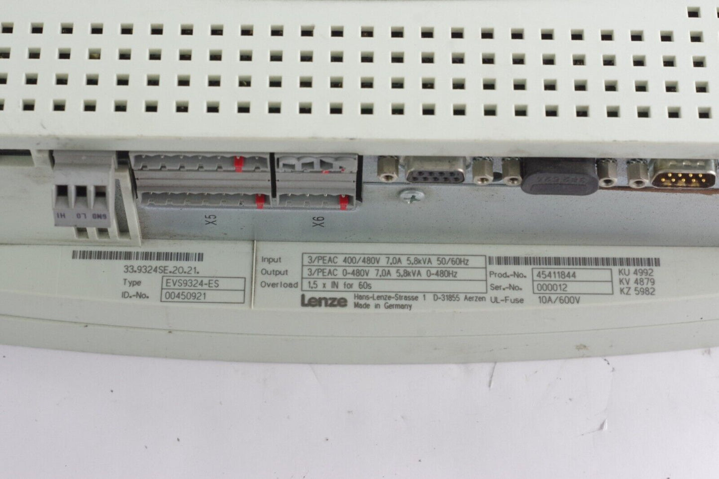 Lenze EVS9324-ES / EVS9324ES 9300 Series 3-Phase Servo Inverter - Parts