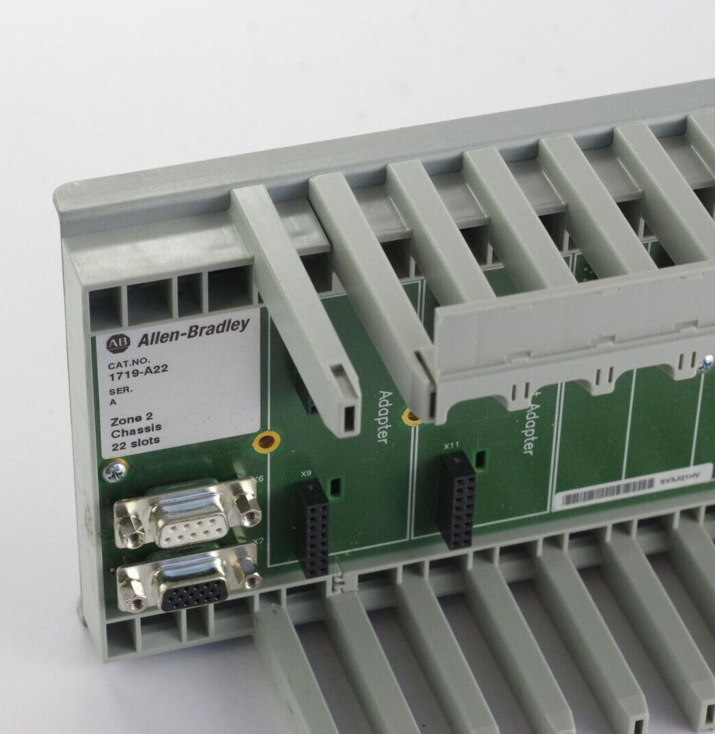 Allen Bradley 1719-A22 Series A PLC RACK 1719A22 Ex I/O 22 Slot Base Chassis
