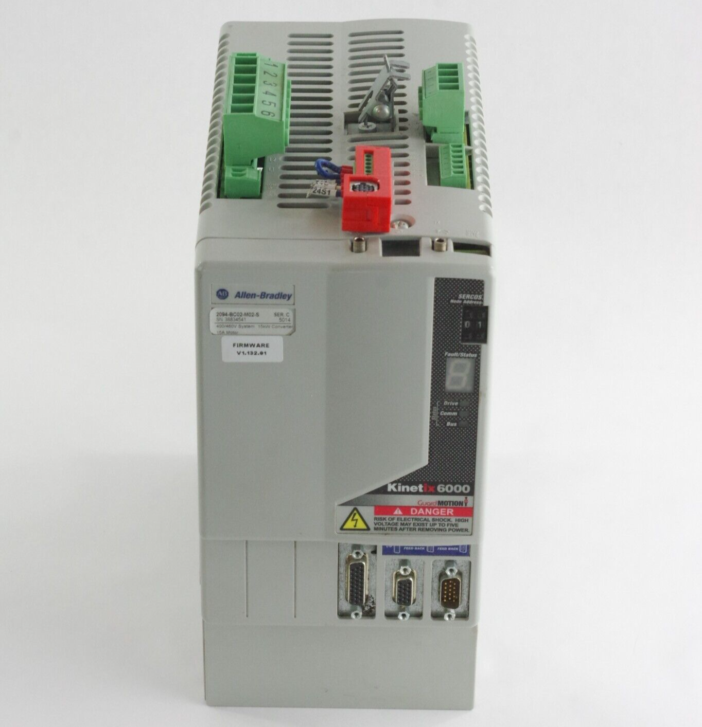 Allen Bradley 2094-BC02-M02-S Ser C Kinetix 6000 Integrated Axis Module