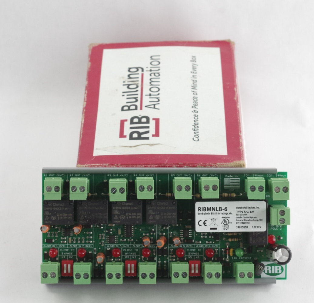 Functional Devices RIBMNLB-6 + MT212-6 Mounting Track - Open Box