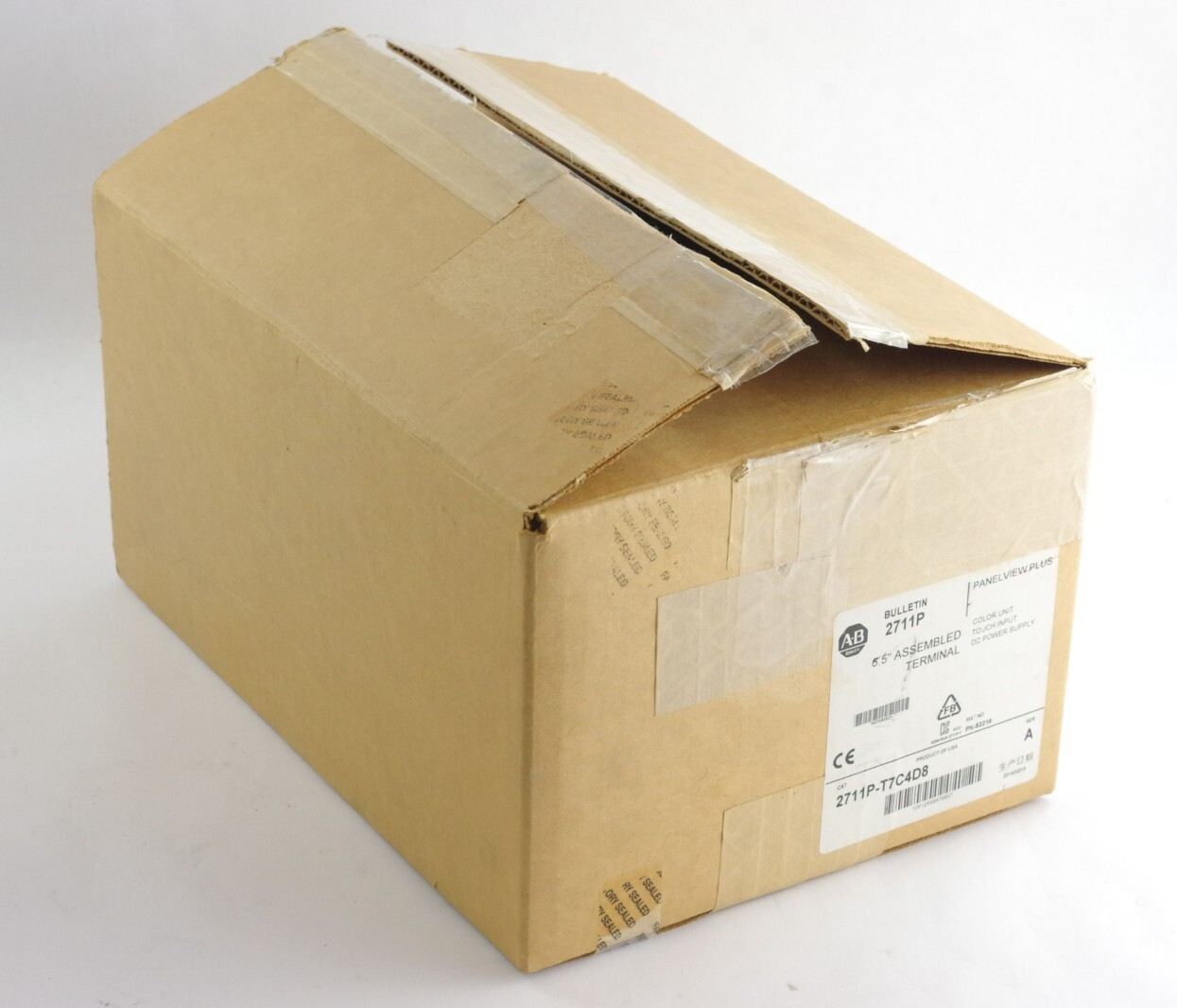 Allen Bradley 2711P-T7C4D8 /A + RP8D /A Logic PanelView Plus 700 Touch Open Box