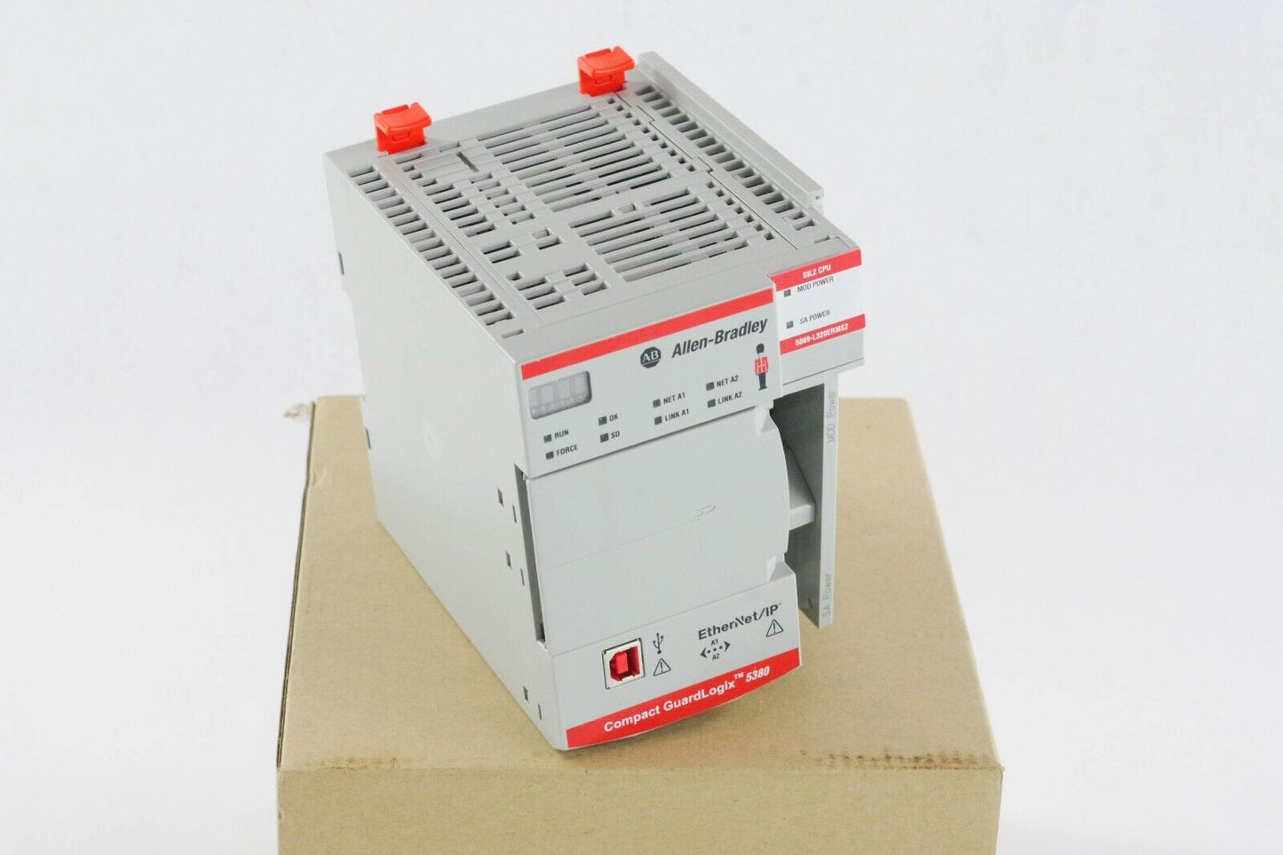 2020 Allen Bradley 5069-L320ERMS2 /B SIL2 2.0/1.0M Motion Controller - Gray/Standard