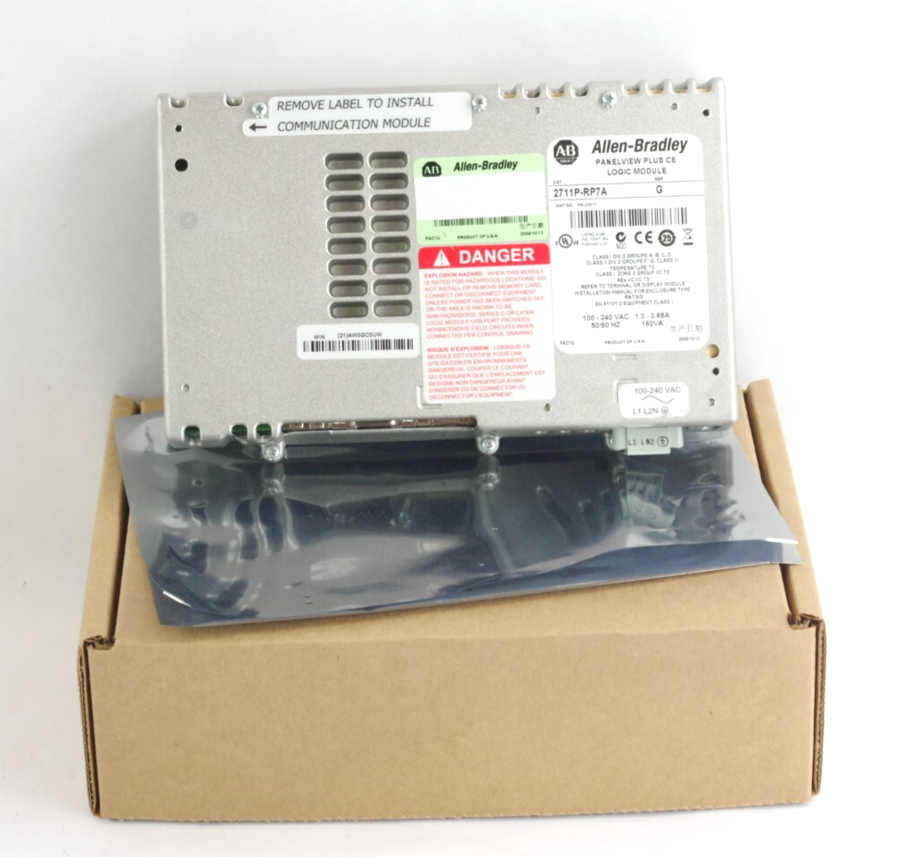 Allen Bradley 2711P-RP7A /G PanelView Plus CE Logic Module 2009 - Installed