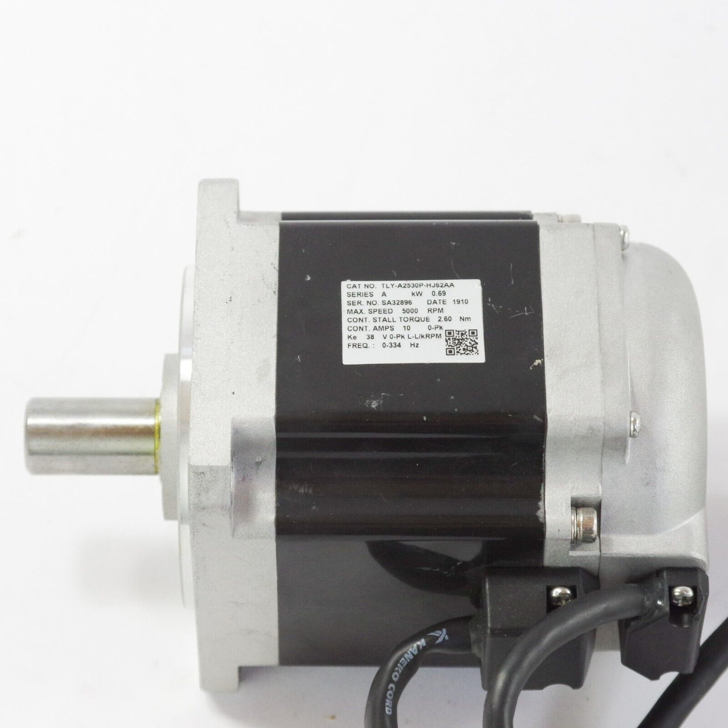 Allen Bradley TLY-A2530P-HJ62AA TL-Series TLY AC Rotary Servo Motor