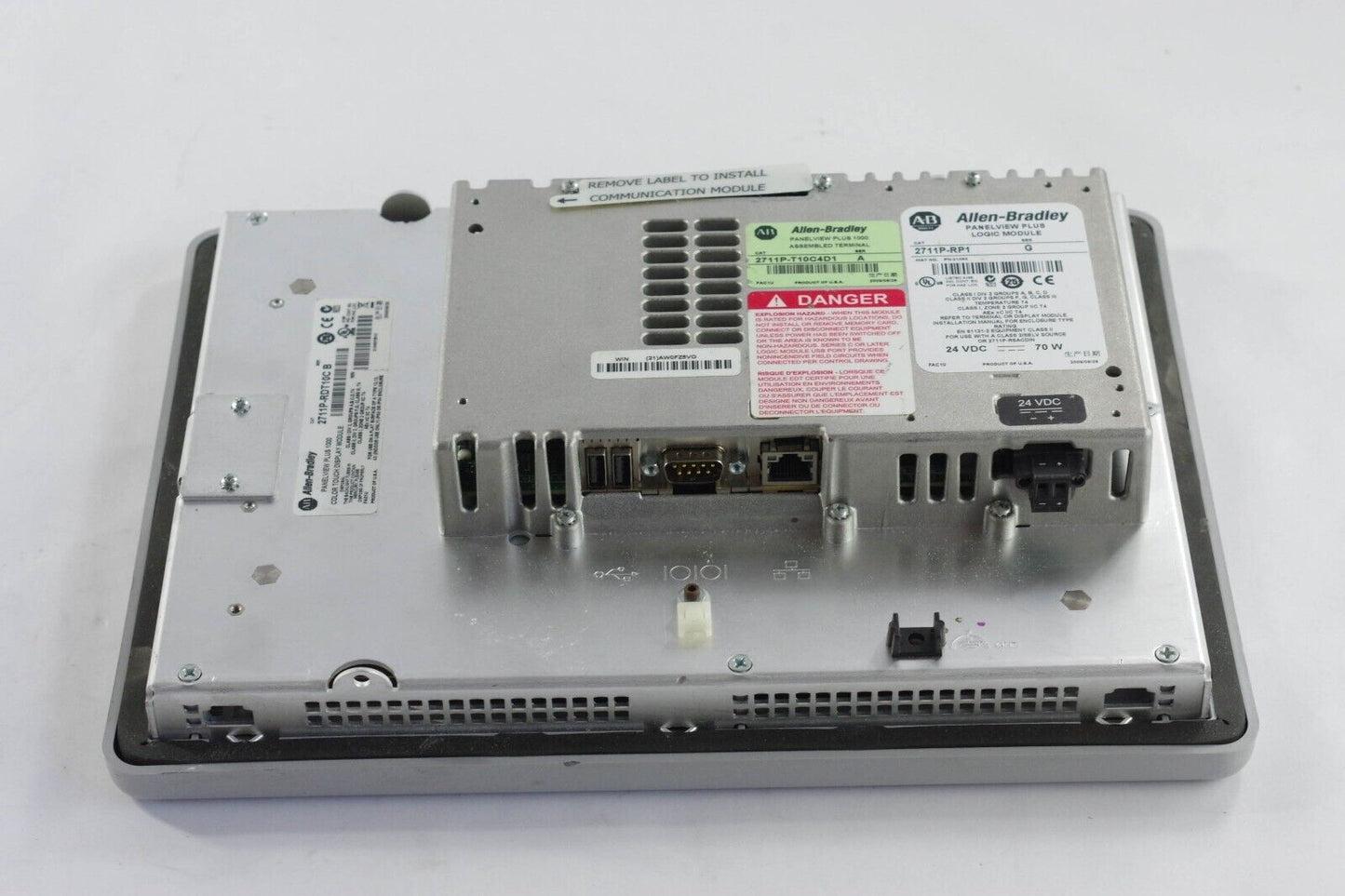 Allen Bradley 2711P-T10C4D1 Panelview Plus 1000 RDT10C /B + RP1