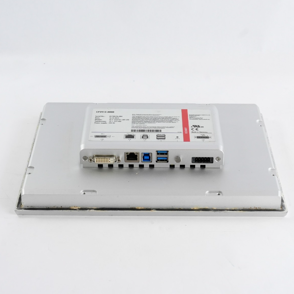 Beckhoff CP2912-0000 12.1" Touch Screen Display 2015 24VDC CP29120000